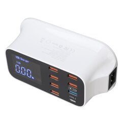 USB-latausasema 8 porttia latauskeskitin 40W USB3.0 Type C LED-näyttö Piirin suojaus puhelintableteille 100-240V UK Plug hinta ja tiedot | Adapterit | hobbyhall.fi