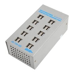 USB-latausasema 75W 20 porttia USB-laturi Piirin suojaus USB-latauskeskitin 100-240V puhelimelle Tablet-kuuloke US-pistoke hinta ja tiedot | Adapterit | hobbyhall.fi