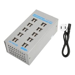 USB-latausasema 75W 20 porttia USB-laturi Piirin suojaus USB-latauskeskitin 100-240V puhelimelle Tablet-kuuloke US-pistoke hinta ja tiedot | Adapterit | hobbyhall.fi