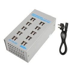 USB-latausasema 75W 20 porttia USB-laturi Piirin suojaus USB-latauskeskitin 100-240V puhelimelle tabletille kuuloke AU-liitin hinta ja tiedot | Adapterit | hobbyhall.fi