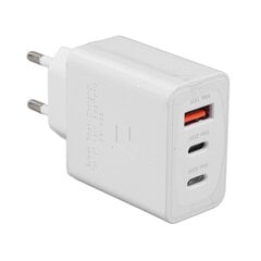 65 W USB C -puhelinlaturi Dual Type C Yksi USB-portti EU-pistoke 100?240V Universal USB C -seinälaturi kannettaville puhelimille hinta ja tiedot | Adapterit | hobbyhall.fi