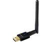 EDUP EP - AC1607 Dual Band 600 Mbps USB WiFi -sovitin 2,4 GHz / 5,8 GHz / 802.11AC / Ulkoisella antennilla - musta hinta ja tiedot | Adapterit | hobbyhall.fi