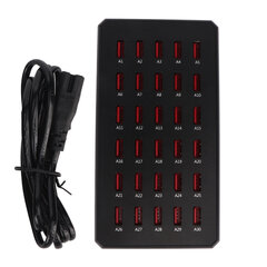 150 W 30 portin USB-latausasema Useita USB-pöytälaturia matkapuhelinten digitaalisille laitteille 100-240 V malli WT268 EU Plug hinta ja tiedot | Adapterit | hobbyhall.fi