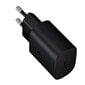 Tyyppi C 25W PD Laturi 25W Kännykkälaturi Samsung Note 20 Puhelimelle EU Plug Black hinta ja tiedot | Adapterit | hobbyhall.fi