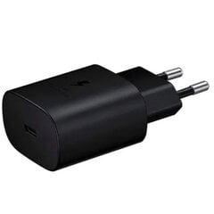 Tyyppi C 25W PD Laturi 25W Kännykkälaturi Samsung Note 20 Puhelimelle EU Plug Black hinta ja tiedot | Adapterit | hobbyhall.fi