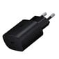 Tyyppi C 25W PD Laturi 25W Kännykkälaturi Samsung Note 20 Puhelimelle EU Plug Black hinta ja tiedot | Adapterit | hobbyhall.fi