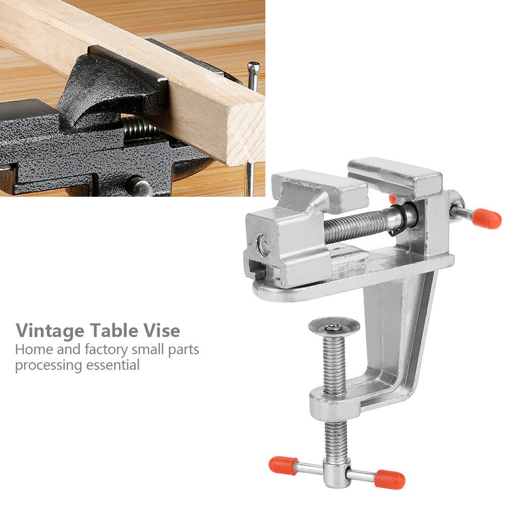 Mini Flat Pihdit Vise Clamp Table Alumiiniseoksesta valmistettu pöytäruuvipenkkityökalu hinta ja tiedot | Kiinnitystarvikkeet | hobbyhall.fi