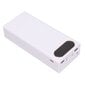 L16 16x18650 DIY Power Bank 2 USB-lähtöparistokotelo LCD-näytöllä ja Micro Type C -tuloportilla White hinta ja tiedot | Puhelimen laturit | hobbyhall.fi