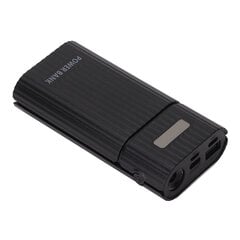 H02 2x 21700 akkulaatikko 3 porttitulo DIY USB Power Bank Kit Akkulaturi matkapuhelimelle musta hinta ja tiedot | Puhelimen laturit | hobbyhall.fi