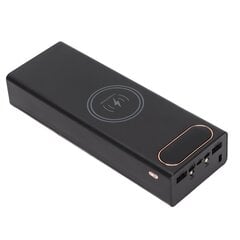 L20 Standard Edition DIY Power Bank 20 18650 Battery Box 10W Power Bank 5W langattomalla latauksella musta hinta ja tiedot | Puhelimen laturit | hobbyhall.fi