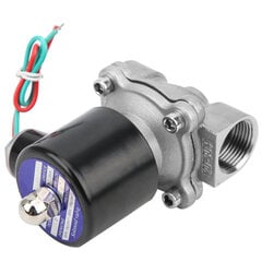 3/4 tuuman sähköinen solenoidiventtiili 304 ruostumatonta terästä normaalisti suljettu suora toiminta ilmavesiöljylle AC220V hinta ja tiedot | Putkiliittimet ja venttiilit | hobbyhall.fi