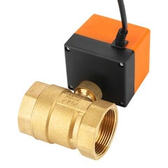 AC 220V 2-tie 3-lankainen messinki moottoroitu palloventtiili sähköinen venttiili DN40 G1-1/2" hinta ja tiedot | Putkiliittimet ja venttiilit | hobbyhall.fi