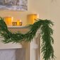 Keinotekoiset Norfolkin mäntyseppeleet, Real Touch Winter Pine Garland, Green Artificial Greenery Garland (6 FT) hinta ja tiedot | Joulukoristeet | hobbyhall.fi