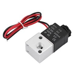 3V1-06 3-tie 2-asento 1/8" BSP Normaalisti suljettu pneumaattinen solenoidiilmaventtiili (DC 12V) hinta ja tiedot | Putkiliittimet ja venttiilit | hobbyhall.fi