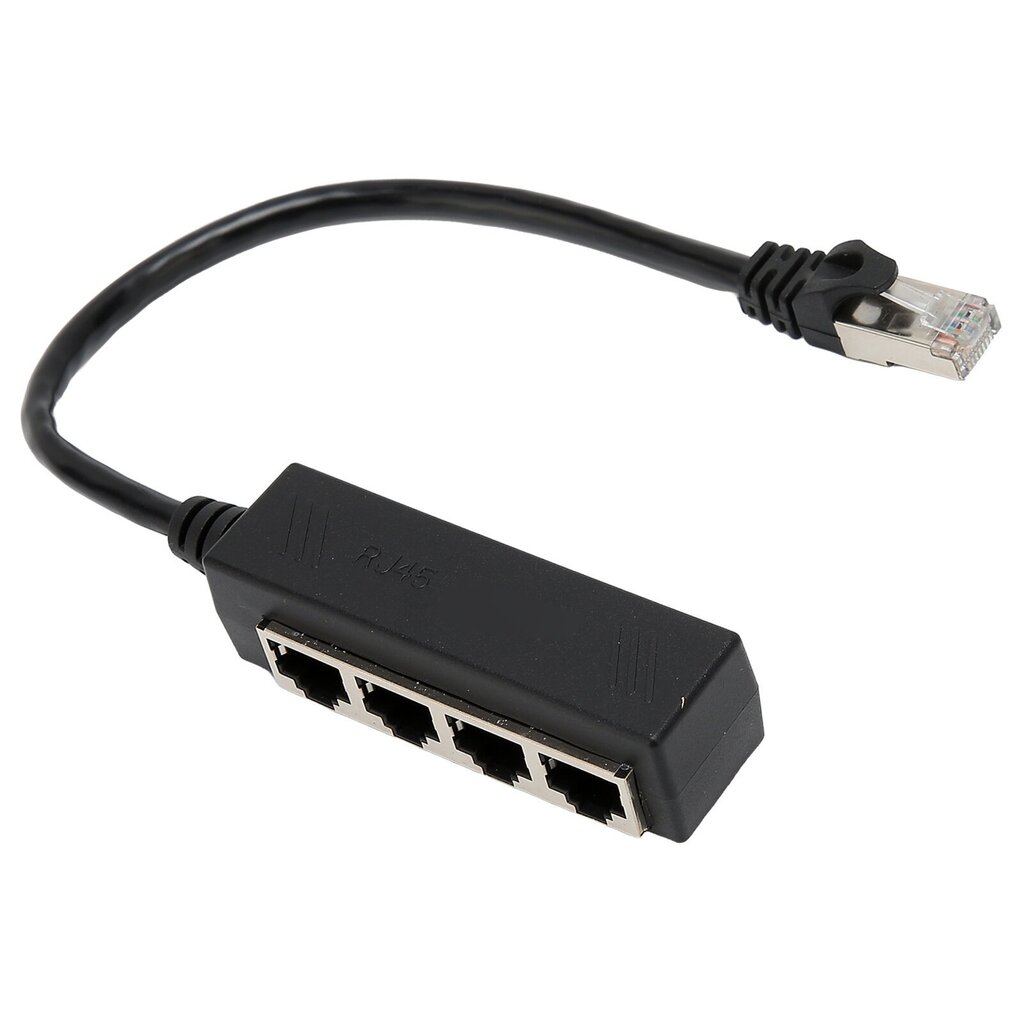 RJ45 Ethernet-jakajakaapeli yhden pisteen neljän Ethernet-kaapelin jakaja ABS PCB RJ45 jakajaadapteri kannettavalle tietokoneelle hinta ja tiedot | Web-kamerat | hobbyhall.fi