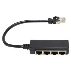 RJ45 Ethernet-jakajakaapeli yhden pisteen neljän Ethernet-kaapelin jakaja ABS PCB RJ45 jakajaadapteri kannettavalle tietokoneelle hinta ja tiedot | Web-kamerat | hobbyhall.fi