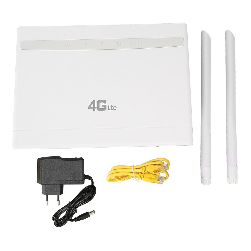 4G CPE Router 4 Antennia 3 Internet Interfaces 300Mbps langaton reititin WAN LAN tietokoneille Näytöt 100?240VEU Plug hinta ja tiedot | Web-kamerat | hobbyhall.fi