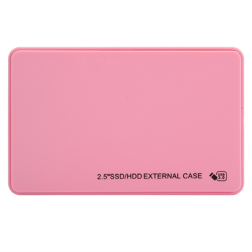 2,5 tuuman mobiilikiintolevyn ulkoinen kotelo ABS 5 Gbps Transmission HDD Box USB3.0 SATAPink hinta ja tiedot | Kannettavien tietokoneiden lisätarvikkeet | hobbyhall.fi