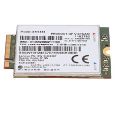 EM7455 langaton 4G LTE -moduuli verkkokortti 50 Mbps sopii Lenovo ThinkPadille hinta ja tiedot | Kannettavien tietokoneiden lisätarvikkeet | hobbyhall.fi