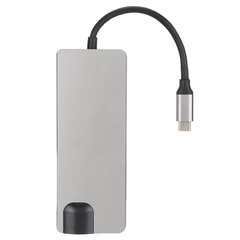 TYYPPI C Ethernet-keskitin USB3.0 x 2 HDMI-muistikortin lukumuistiin Kannettavan toimistotarvikkeet hinta ja tiedot | Kannettavien tietokoneiden lisätarvikkeet | hobbyhall.fi