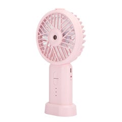 Kädessä pidettävä lataus pieni tuuletin, kostutus Mini USB kannettava pöytäpöytä yöpöytä Universal Pink 178 x 92 x 40 mm hinta ja tiedot | Kannettavien tietokoneiden lisätarvikkeet | hobbyhall.fi