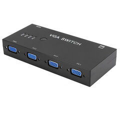 Switcher Video Converter VGA Adapter HD Display Tietokonetarvikkeet Musta 4&#8209;1&#8209;Out hinta ja tiedot | Kannettavien tietokoneiden lisätarvikkeet | hobbyhall.fi