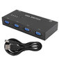 Switcher Video Converter VGA Adapter HD Display Tietokonetarvikkeet Musta 4&#8209;1&#8209;Out hinta ja tiedot | Kannettavien tietokoneiden lisätarvikkeet | hobbyhall.fi