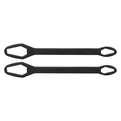 2 kpl Universal Wrench Star kaksipäiset itsekiristyvät säädettävät työkalut 8?22mm 260mm pitkä H (musta elektroforeesi) hinta ja tiedot | Kiinnitystarvikkeet | hobbyhall.fi