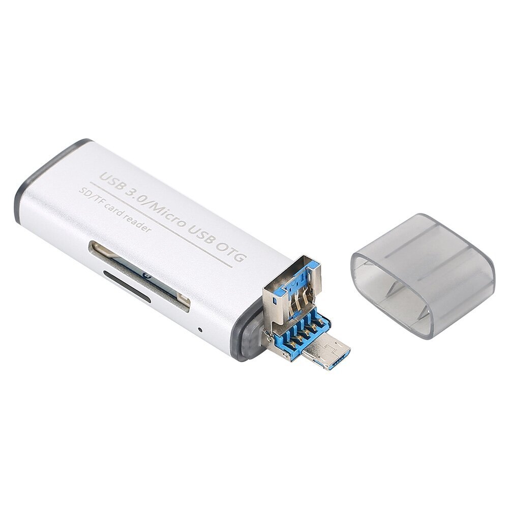 USB 3.0 -kortinlukija USB OTg MICRO USB-muistikortti Pieni muistikortti moniasema ADS&#8209;102:lle hinta ja tiedot | Kannettavien tietokoneiden lisätarvikkeet | hobbyhall.fi