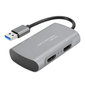 Videon sieppauskortti 4k HDMI - USB2.0 1080P HDMI Game Live Hopeanharmaa Ilmainen Drive 230 hinta ja tiedot | Kannettavien tietokoneiden lisätarvikkeet | hobbyhall.fi