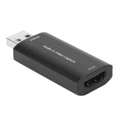 226 High Definition Audio Video Capture Card HDMI/F TO USB/M Capture CardBlack hinta ja tiedot | Kannettavien tietokoneiden lisätarvikkeet | hobbyhall.fi