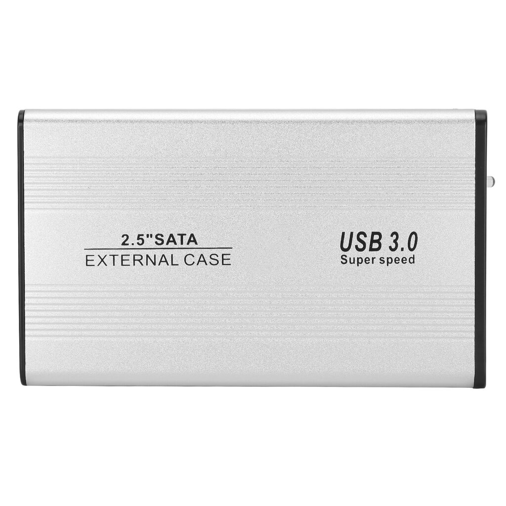 USB 3.0 Mobile Hard Disk 2.5in HDD SSD High Speed ulkoinen kotelo GK05 hopea tietokonetarvikkeet hinta ja tiedot | Kannettavien tietokoneiden lisätarvikkeet | hobbyhall.fi