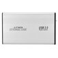 USB 3.0 Mobile Hard Disk 2.5in HDD SSD High Speed ulkoinen kotelo GK05 hopea tietokonetarvikkeet hinta ja tiedot | Kannettavien tietokoneiden lisätarvikkeet | hobbyhall.fi