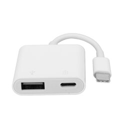 OTG Adapter TypeC - USB3.0 2 in 1 -muunnin latauskaapeli Ilmainen asema Kiintolevykameran näppäimistö hinta ja tiedot | Kannettavien tietokoneiden lisätarvikkeet | hobbyhall.fi