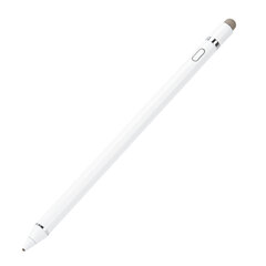 Stylus Pen White IOS/Android Universaali 2-in-1 aktiivinen kapasitiivinen kosketuskynä WYH0002 hinta ja tiedot | Kannettavien tietokoneiden lisätarvikkeet | hobbyhall.fi