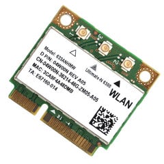 Langaton verkkokortti DualBand PCIE Wifi-sovitin Acer/ASUS/Dell Samsung -tietokoneeseen hinta ja tiedot | Kannettavien tietokoneiden lisätarvikkeet | hobbyhall.fi