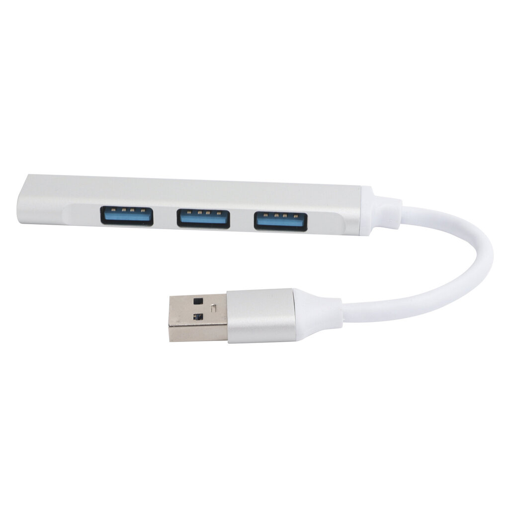 USB3.0-keskittimen 4-porttinen alumiiniseossovitinmuunnin UltraHigh Speed Splitter -tarvikkeet hinta ja tiedot | Kannettavien tietokoneiden lisätarvikkeet | hobbyhall.fi