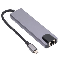 Telakointikeskitin 5 in 1 TypeC HighDefinition Multimedia Interface USB3.0 PD -laajennustelakka tiedonsiirtoa varten hinta ja tiedot | Kannettavien tietokoneiden lisätarvikkeet | hobbyhall.fi