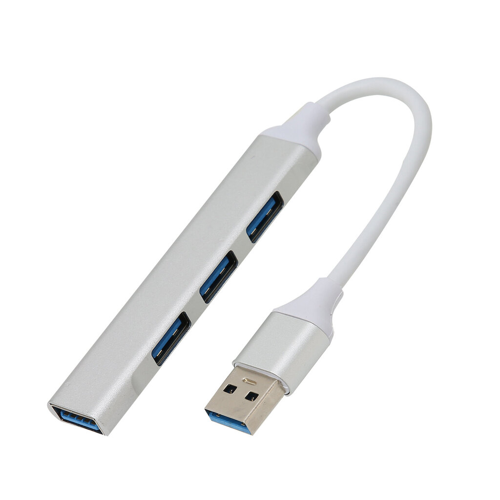 USB-keskitin Mini Kannettava alumiiniseos 4-porttinen USB 3.0 -laajennuskeskitin flash-asemille mobiilikiintolevyille hinta ja tiedot | Kannettavien tietokoneiden lisätarvikkeet | hobbyhall.fi