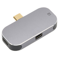 USB C - DP -muunnin 3 In1 MiniPD -latausvirtalähde nopea tiedonsiirto kannettava kokoinen USB C -telakointiasema hinta ja tiedot | Kannettavien tietokoneiden lisätarvikkeet | hobbyhall.fi