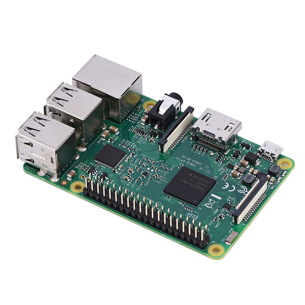 Raspberry Pi 3 Model B -levylle 1,2 GHz 64-bittinen neliytiminen prosessori WiFi Bluetooth 4.1 hinta ja tiedot | Kannettavien tietokoneiden lisätarvikkeet | hobbyhall.fi