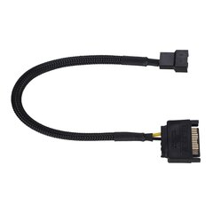 5 kpl SATA 15Pin - 4Pin Jäähdytystuulettimen virtasovitinkaapeli Muunnin 22AWG kaapeli hinta ja tiedot | Kannettavien tietokoneiden lisätarvikkeet | hobbyhall.fi