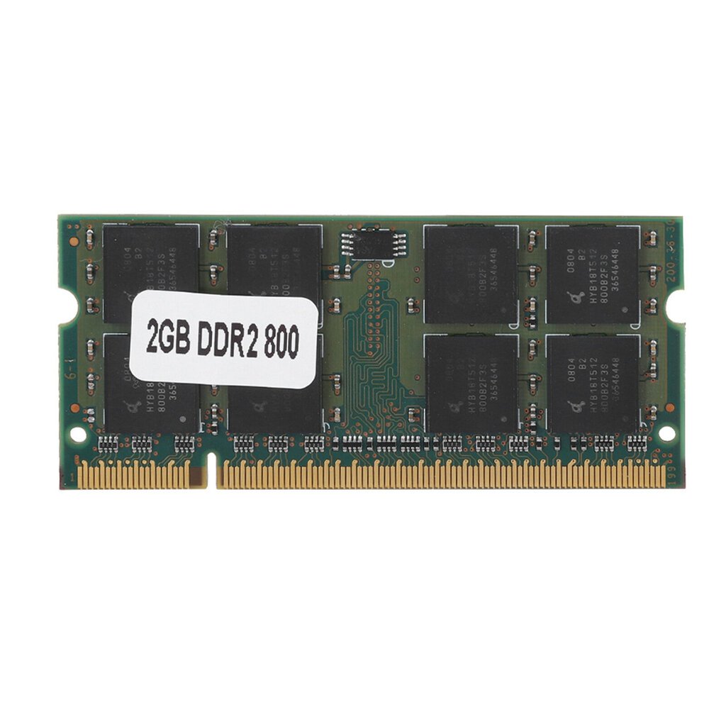 DDR2 2G 800MHZ PC2-6400 kannettavalle Täysin yhteensopiva muisti Intel/AMD 200Pinille hinta ja tiedot | Kannettavien tietokoneiden lisätarvikkeet | hobbyhall.fi