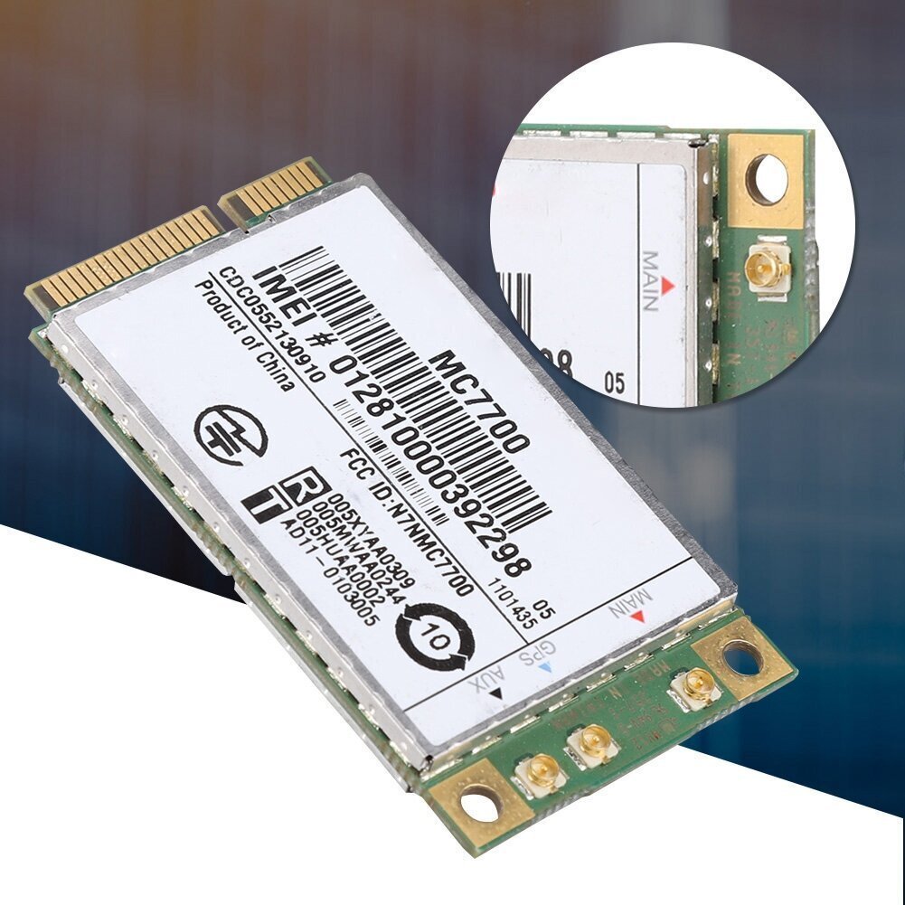 MC7700 PCI-E 100 Mbps 3G/4G LTE FDD sulautettu langaton moduuli Windows Linuxille hinta ja tiedot | Kannettavien tietokoneiden lisätarvikkeet | hobbyhall.fi