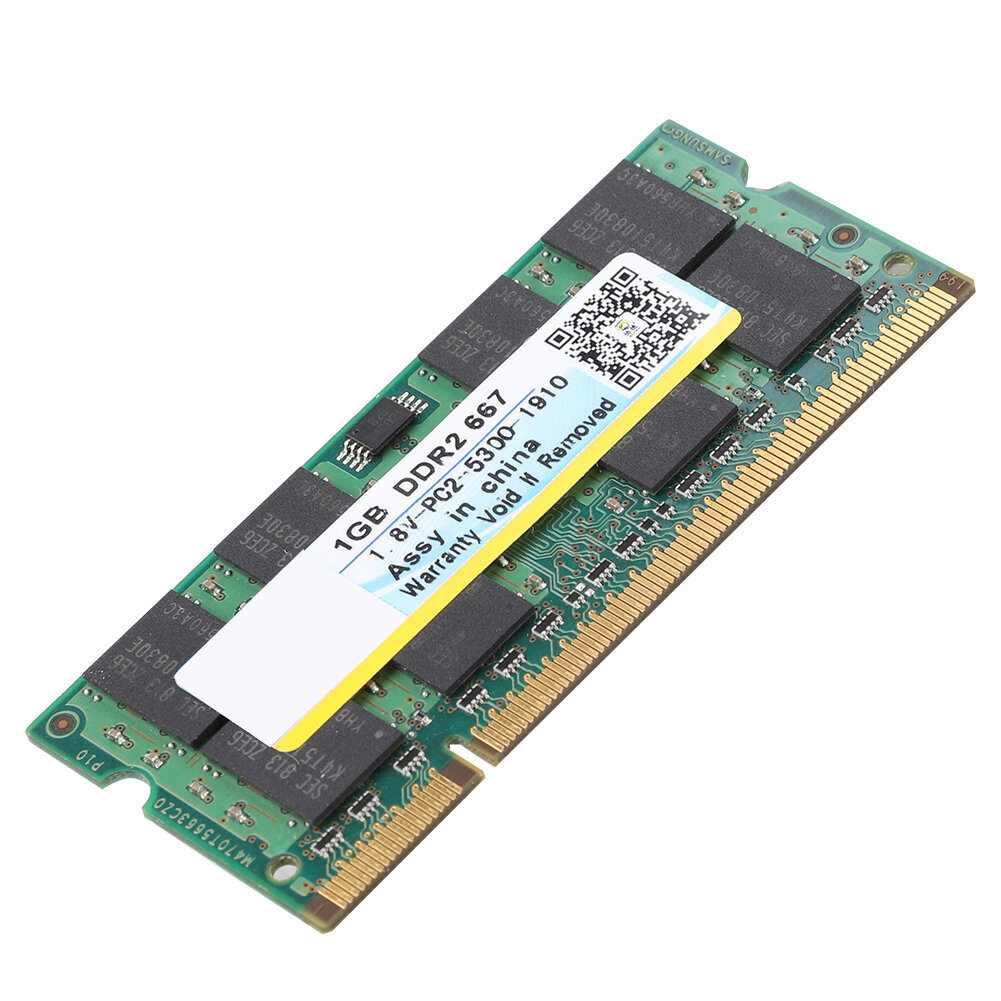 Xiede DDR2 667 1.8V 1GB Memory Stick RAM -moduuli täysin yhteensopiva kannettavan tietokoneen kanssa hinta ja tiedot | Kannettavien tietokoneiden lisätarvikkeet | hobbyhall.fi