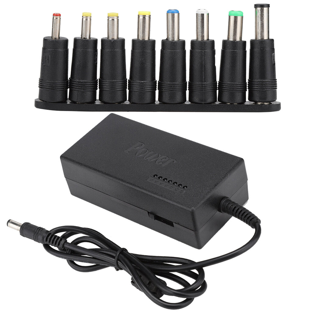 96 W DC 12 V ~ 24 V ulostulo yleiskäyttöinen kannettava kannettava 8 pumpun virtalähde (EU Plug 100-240 V) hinta ja tiedot | Kannettavien tietokoneiden lisätarvikkeet | hobbyhall.fi