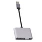 USB 3.0 - VGA+HD Multimedia Interface Adapter Converter HD 1080P -tietokonesovitin Windows 7/8/8.1/10 hinta ja tiedot | Kannettavien tietokoneiden lisätarvikkeet | hobbyhall.fi