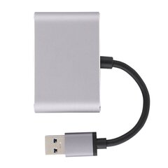 USB 3.0 - VGA+HD Multimedia Interface Adapter Converter HD 1080P -tietokonesovitin Windows 7/8/8.1/10 hinta ja tiedot | Kannettavien tietokoneiden lisätarvikkeet | hobbyhall.fi