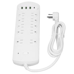 Monitoiminen virtajohto 2500 W 10 vakio 3 pistokeliitäntä 3 USB 1 PD-portti Virtapistoke US Plug 100?125V hinta ja tiedot | Muuntimet ja invertterit | hobbyhall.fi