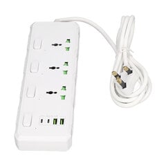 Monitoiminen pistorasian virtajohto USB PD liitännät Socket Extender UK Plug 110?265V hinta ja tiedot | Muuntimet ja invertterit | hobbyhall.fi